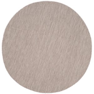 Pemberly Row 5'3&quot Round Accent Rug for Living Spaces in Beige and Brown