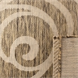 Pemberly Row Contemporary 9' x 12' Indoor Outdoor Area Rug in Coffee