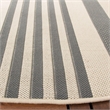 Pemberly Row Grey Indoor Outdoor Rug in Round 4' for Home Decor