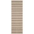Pemberly Row Contemporary Brown Indoor Outdoor Runner Rug 2'3