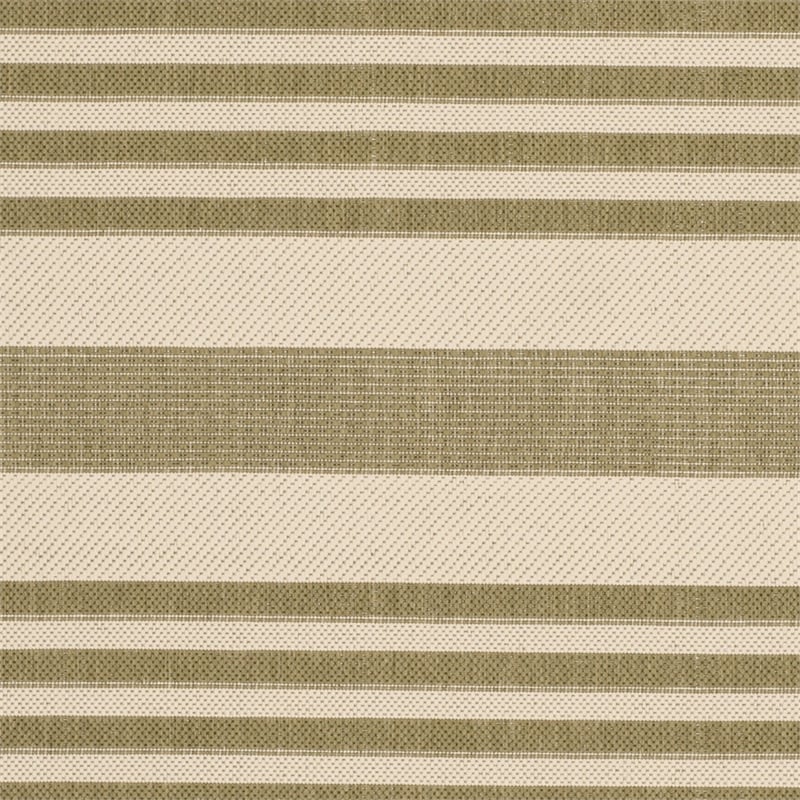 Pemberly Row Contemporary Green Indoor Outdoor Accent Rug 2' x 3'7