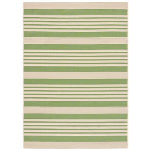 Pemberly Row Green Indoor Outdoor Rug 5'3&quot x 7'7&quot for Any Room