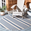 Pemberly Row Contemporary Navy Indoor Outdoor Accent Rug 2' x 3'7