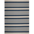 Pemberly Row Navy Indoor Outdoor Rug 6'7