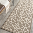 Pemberly Row Contemporary Mocha Indoor Outdoor Accent Rug 2' x 3'7