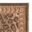 Pemberly Row Natural Indoor Outdoor Rug in Square 7'10