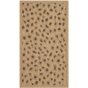Pemberly Row Contemporary Natural Indoor Outdoor Accent Rug 2' x 3'7&quot