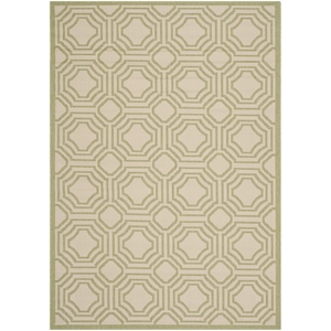 Pemberly Row Beige Indoor Outdoor Rug 6'7&quot x 9'6&quot for Any Room