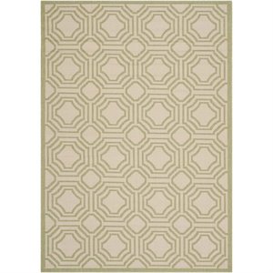 Pemberly Row Contemporary Beige Indoor Outdoor Runner Rug 2'3&quot x 6'7&quot