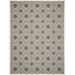 Pemberly Row Anthracite Indoor Outdoor Rug 8' x 11' for Rooms