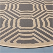 Pemberly Row Anthracite Indoor Outdoor Rug 8' x 11' for Rooms