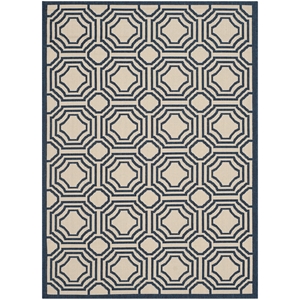 Pemberly Row Beige Indoor Outdoor Rug 4' x 5'7&quot for Any Room