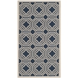 Pemberly Row Contemporary Navy Indoor Outdoor Accent Rug 2' x 3'7