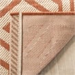 Pemberly Row Beige Indoor Outdoor Rug 4' x 5'7