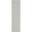 Pemberly Row Light Grey Indoor Outdoor Runner Rug 2'3