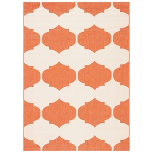 Pemberly Row Beige Indoor Outdoor Rug 5'3&quot x 7'7&quot for Any Room