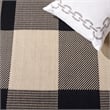 Pemberly Row Contemporary Black Indoor Outdoor Runner Rug 2'3