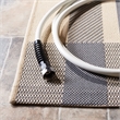 Pemberly Row Contemporary Grey Indoor Outdoor Runner Rug 2'3