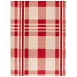 Pemberly Row Contemporary Red Indoor Outdoor Rug 9' x 12' for Any Room