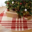 Pemberly Row Contemporary Red Indoor Outdoor Rug in Round 7'10