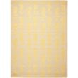 Pemberly Row Contemporary Beige Indoor Outdoor Rug 9' x 12' Living Area