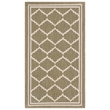 Pemberly Row Polypropylene Green Indoor Outdoor Rug - 2' x 3'7