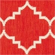 Pemberly Row Polypropylene Red Indoor Outdoor Rug - Runner 2'3