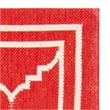Pemberly Row Polypropylene Red Indoor Outdoor Rug - Runner 2'3