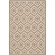 Pemberly Row Polypropylene Brown Indoor Outdoor Rug - 8' x 11'