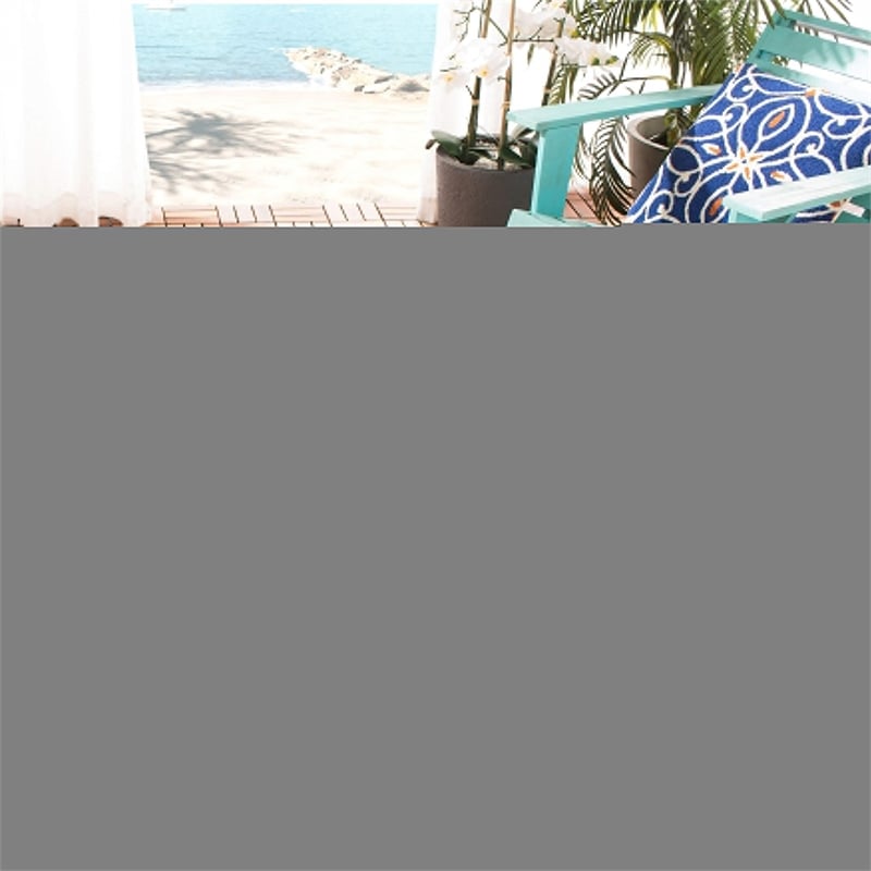 Pemberly Row Polypropylene Red Indoor Outdoor Rug - 2'7