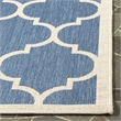 Pemberly Row Polypropylene Blue Indoor Outdoor Rug - Runner 2'3