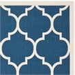 Pemberly Row Polypropylene Navy Indoor Outdoor Rug - Square 7'10