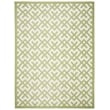 Pemberly Row Polypropylene Beige Indoor Outdoor Rug - Square 6'7