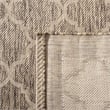 Pemberly Row Polypropylene Brown Indoor Outdoor Rug - Runner 2'3