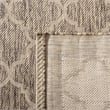 Pemberly Row Polypropylene Brown Indoor Outdoor Rug - Runner 2'3