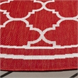 Pemberly Row Polypropylene Red Indoor Outdoor Rug - Round 7'10