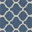 Pemberly Row Polypropylene Navy Indoor Outdoor Rug - 2' x 3'7