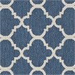 Pemberly Row Polypropylene Navy Indoor Outdoor Rug - Runner 2'7