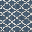 Pemberly Row Polypropylene Navy Indoor Outdoor Rug - Runner 2'7