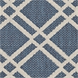 Pemberly Row Polypropylene Navy Indoor Outdoor Rug - Runner 2'7
