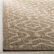 Pemberly Row Polypropylene Brown Indoor Outdoor Rug - 6'7