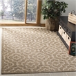 Pemberly Row Polypropylene Brown Indoor Outdoor Rug - Runner 2'7