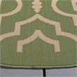 Pemberly Row Polypropylene Green Indoor Outdoor Rug - Round 7'10