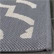 Pemberly Row Polypropylene Anthracite Indoor Outdoor Rug - 5'3