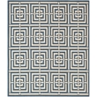Pemberly Row Polypropylene Navy Indoor Outdoor Rug - 9' x 12'