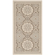 Pemberly Row Polypropylene Beige Indoor Outdoor Rug - 2'7
