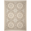 Pemberly Row Polypropylene Beige Indoor Outdoor Rug - 8' x 11'