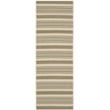 Pemberly Row Polypropylene Beige Indoor Outdoor Rug - Runner 2'3