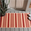 Pemberly Row Polypropylene Beige Indoor Outdoor Rug - 2' x 3'7