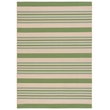 Pemberly Row Polypropylene Beige Indoor Outdoor Rug - 5'3
